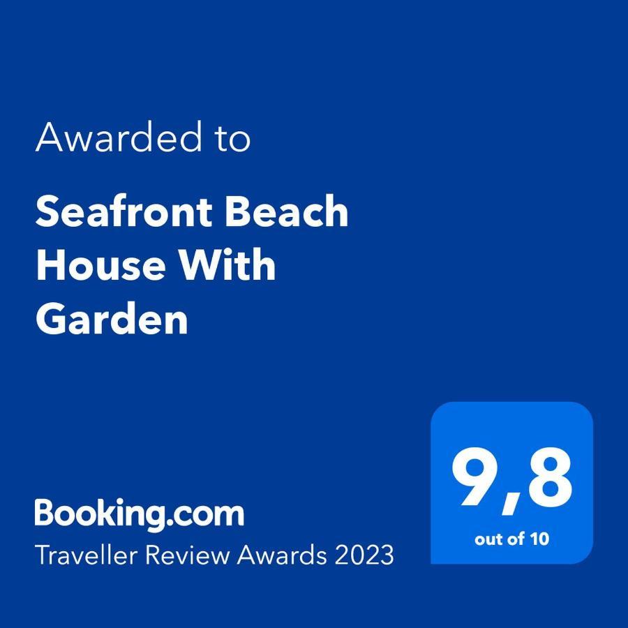 Seafront Calista Beach House With Garden Glifáda Kültér fotó